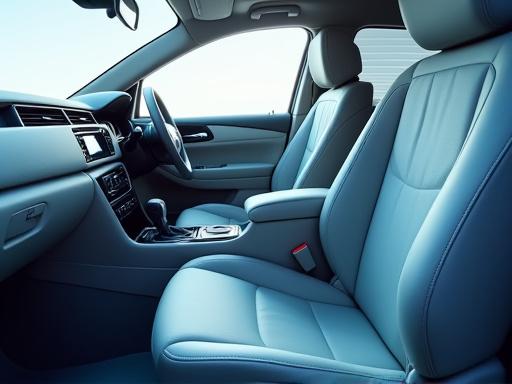 Interni di un'auto puliti e sanificati